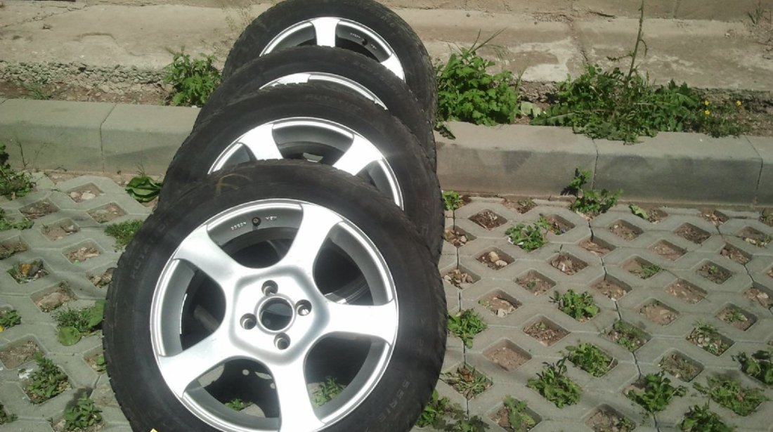 Jante 16 inch 4 x100 cu anvelope 205 55 r16