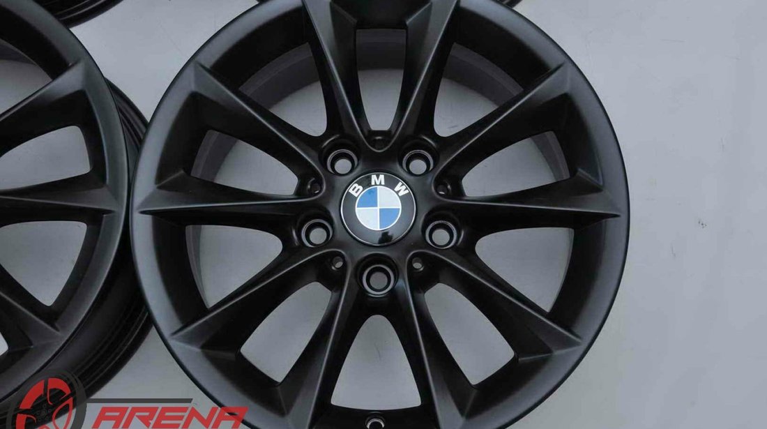 Jante 16 inch Originale BMW Seria 1 F20 F21 R16 Style 411 Negru Mat