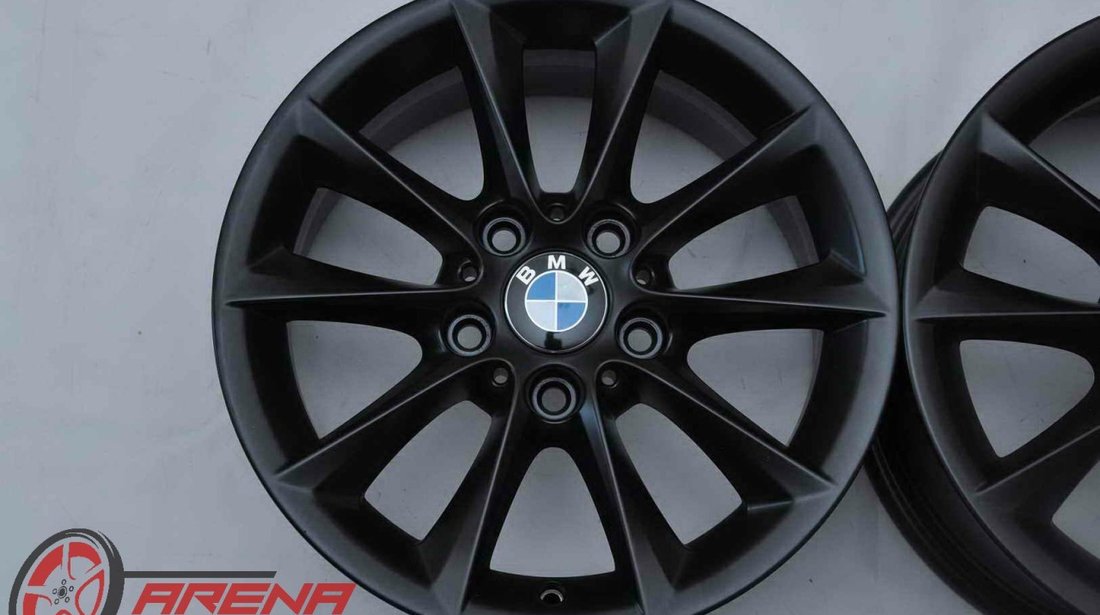 Jante 16 inch Originale BMW Seria 1 F20 F21 R16 Style 411 Negru Mat