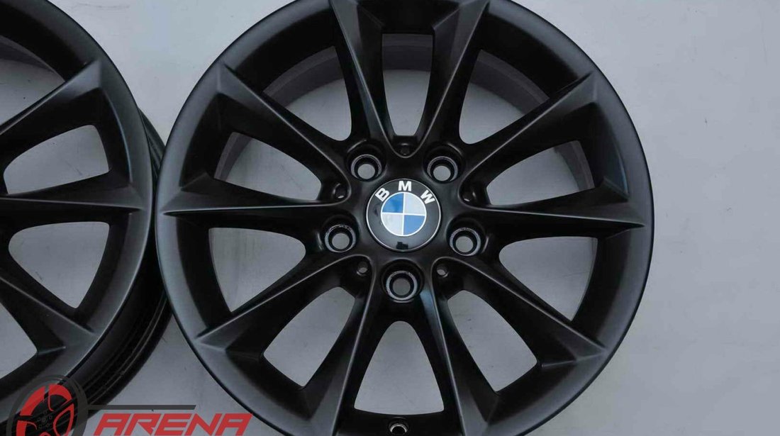 Jante 16 inch Originale BMW Seria 1 F20 F21 R16 Style 411 Negru Mat