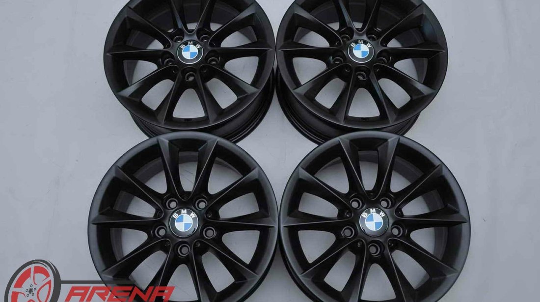 Jante 16 inch Originale BMW Seria 1 F20 F21 R16 Style 411 Negru Mat