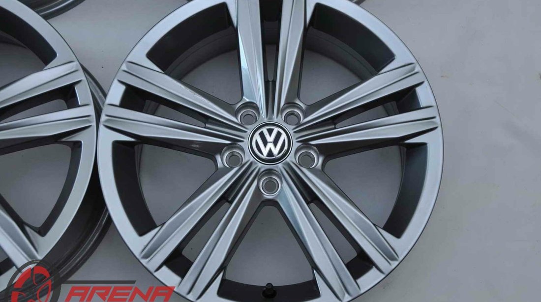 Jante 16 inch Originale VW Polo 6R Sebring Gri Antracit R-Line R16