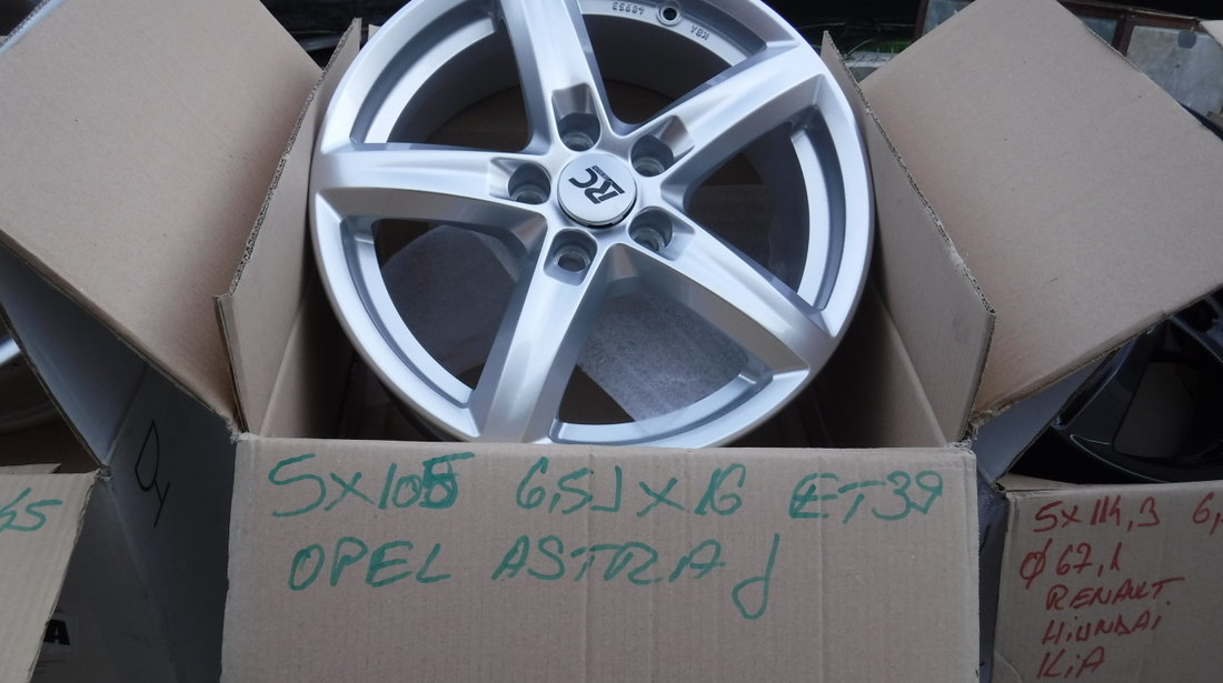 Jante 16 zoll RC Design Opel Astra J 5X105 Chevrolet Cruze