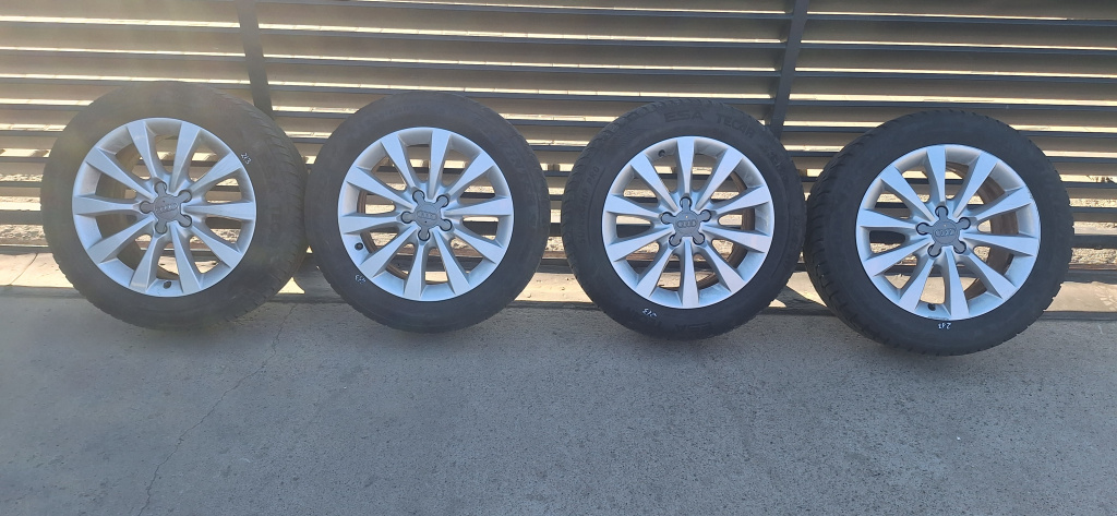 Jante 17 - 5 prezoane Audi A6 (2010-2018) [4G2, C7] 2.0 Motorina 2016, 225/55R17 / 4G0601025AG / 8JX17H2 / ET39