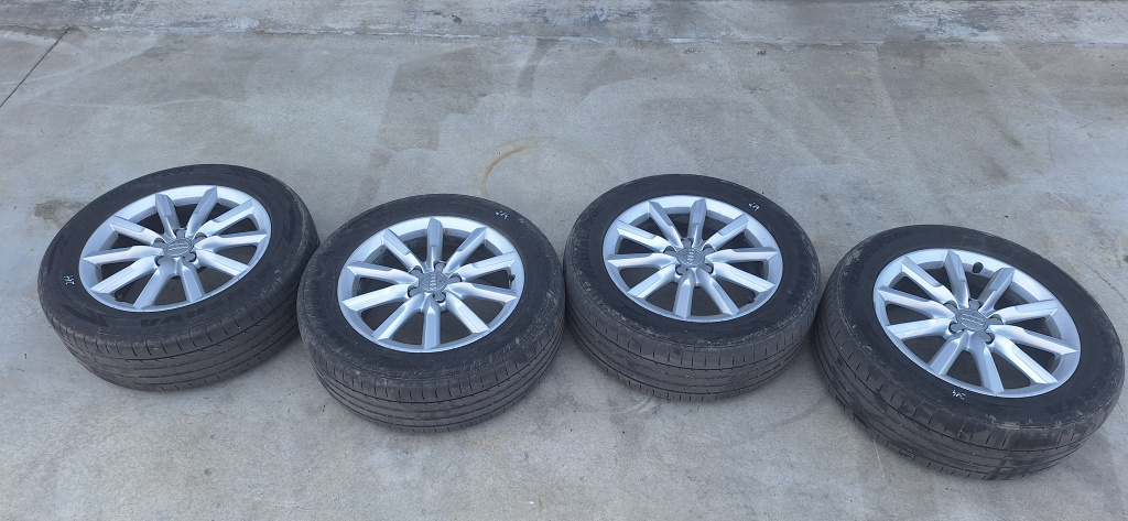 Jante 17 - 5 prezoane Audi Q3 (2011-2017) [8U] 2.0 Motorina 2015, 235/55ZR17 / 8U0601025S / E-7.0JX17H2 / ET43
