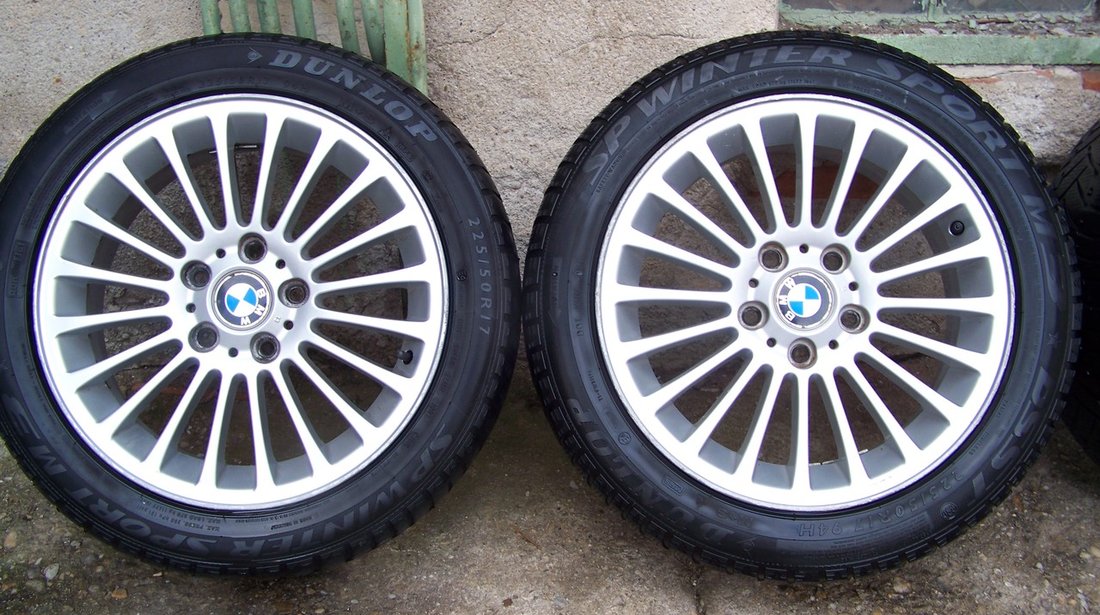 jante 17 bmw anvelope iarna runflat 5x120 seria 1 2 3 4 X1 Z3 Z4