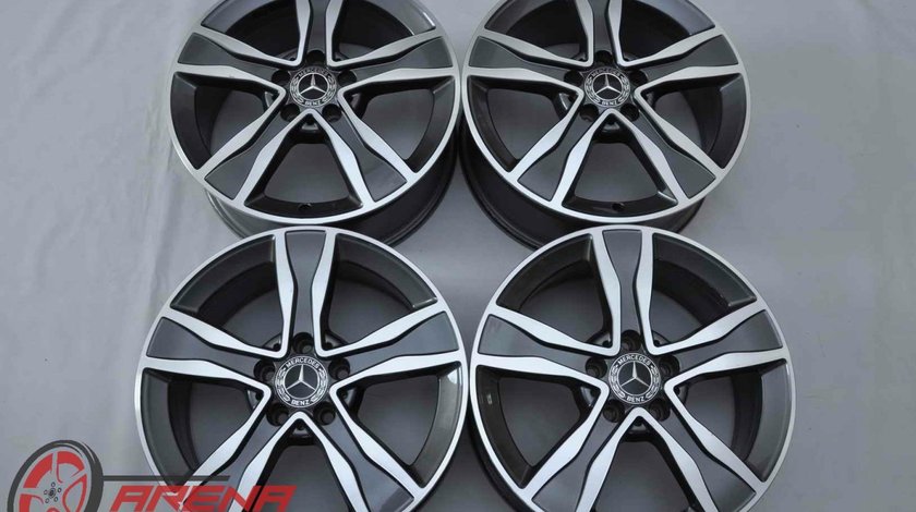 Jante 17 inch Originale Mercedes C-Class W205 S205 R17 ET48.5 Bicolor