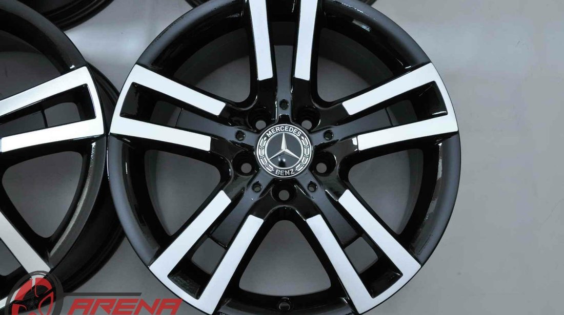 Jante 17 inch Originale Mercedes C207 Coupe A207 Cabrio Bicolor Negru Diamond Cut R17