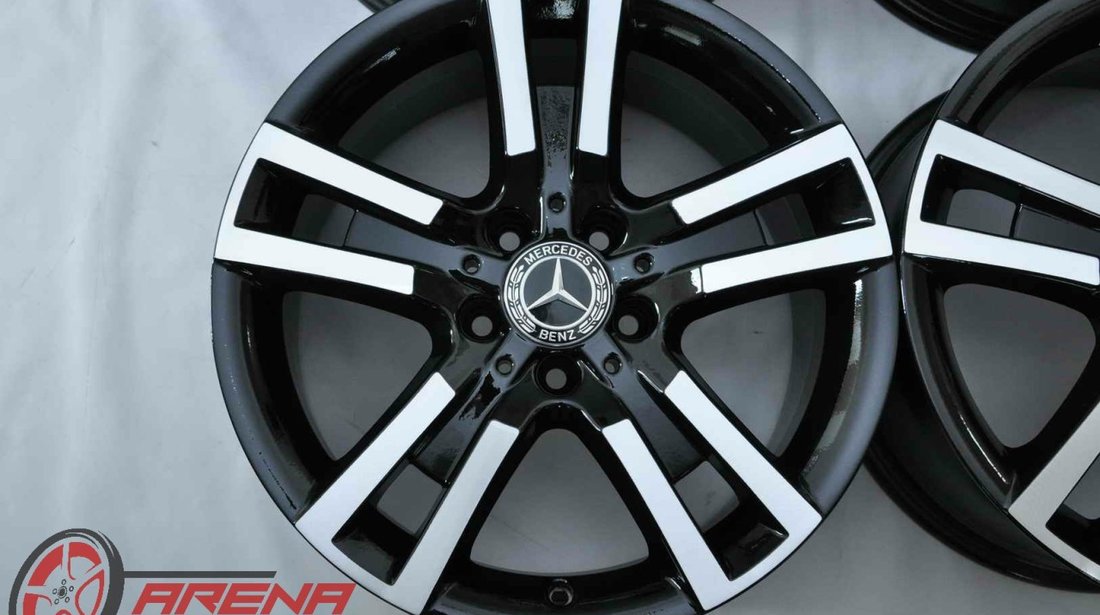 Jante 17 inch Originale Mercedes C207 Coupe A207 Cabrio Bicolor Negru Diamond Cut R17