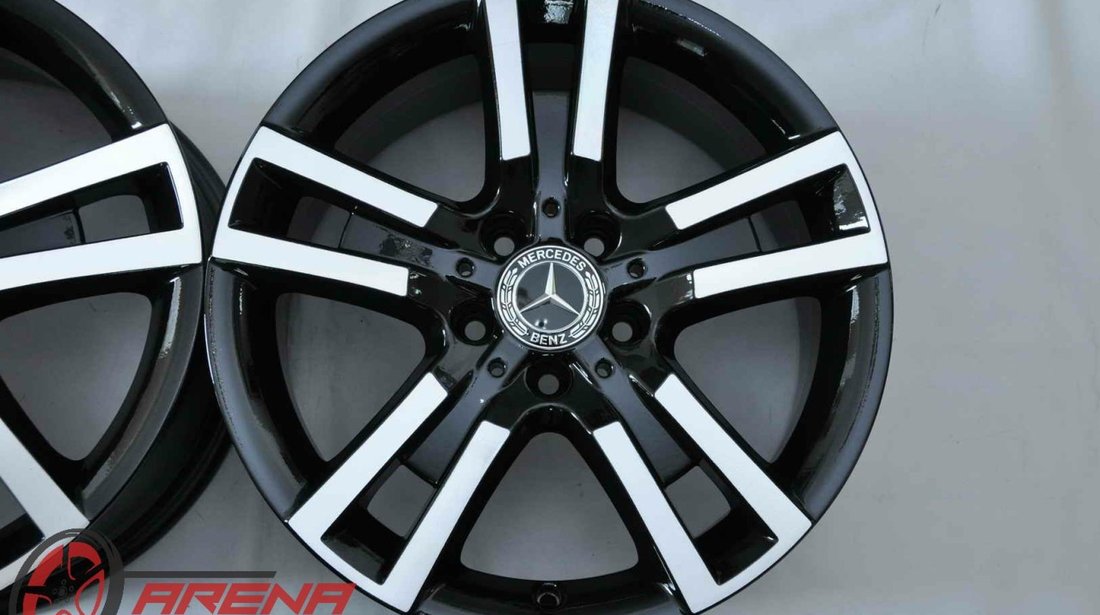 Jante 17 inch Originale Mercedes C207 Coupe A207 Cabrio Bicolor Negru Diamond Cut R17