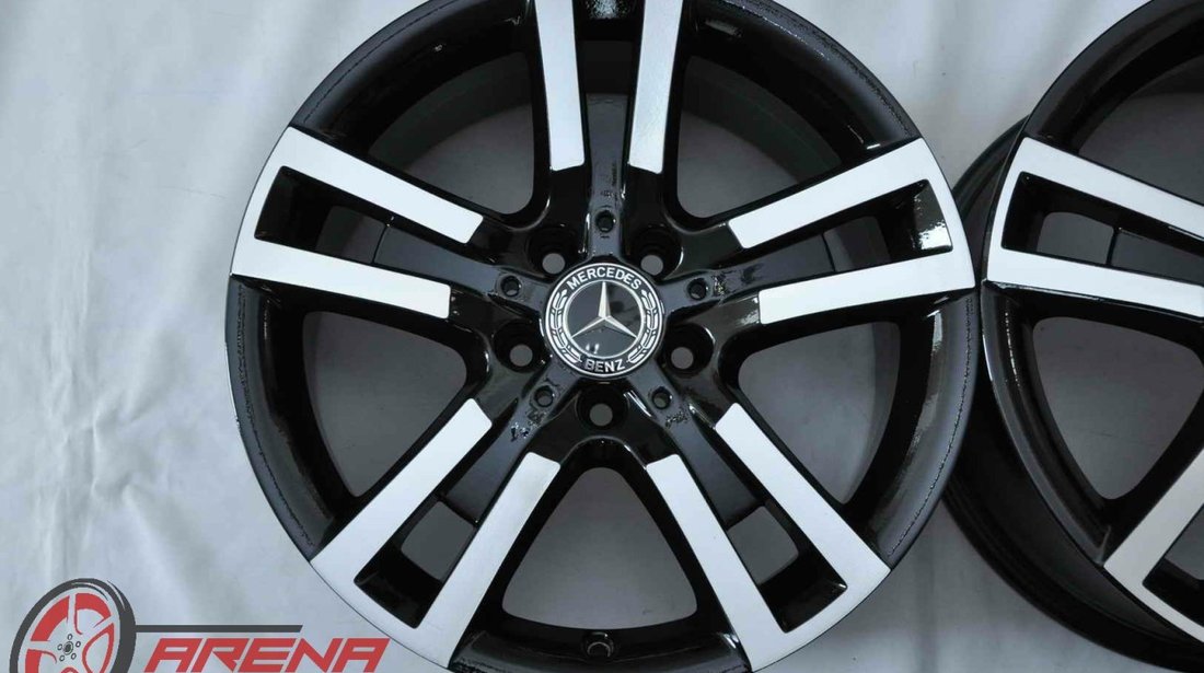 Jante 17 inch Originale Mercedes C207 Coupe A207 Cabrio Bicolor Negru Diamond Cut R17