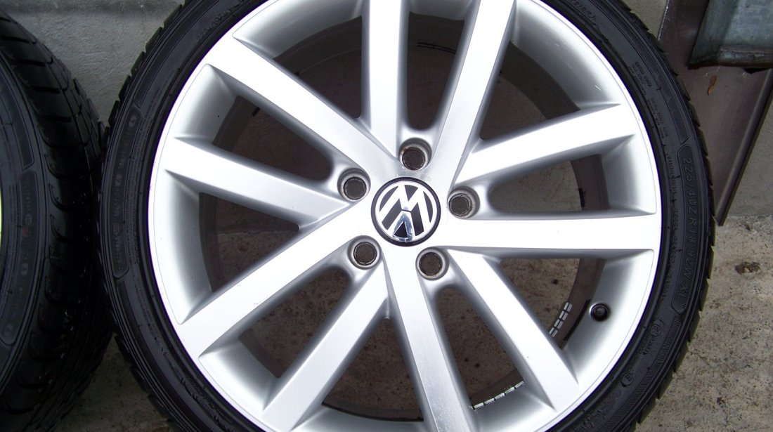 Jante 18 5x112 anvelope 7mm VW passat CC scirocco golf