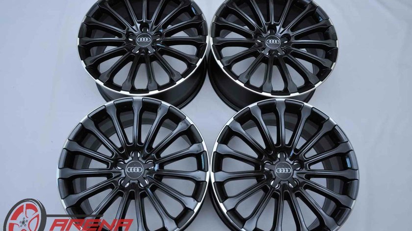 Jante 18 inch Originale Audi A5 A6 A7 A8 Q5 Q7 4M Allroad R19 Negru Diamond Cut