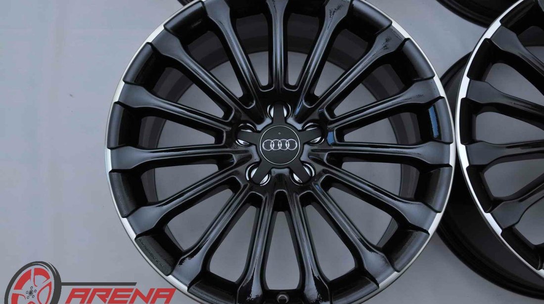 Jante 18 inch Originale Audi A5 A6 A7 A8 Q5 Q7 4M Allroad R19 Negru Diamond Cut