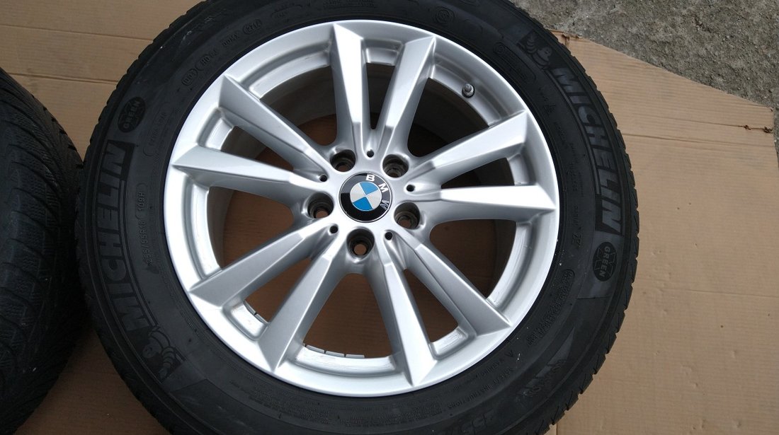 Jante 18 inch Originale BMW X5 F15 Style 446 cu anvelope de iarna  225 55 R18 - Impecabile Germany