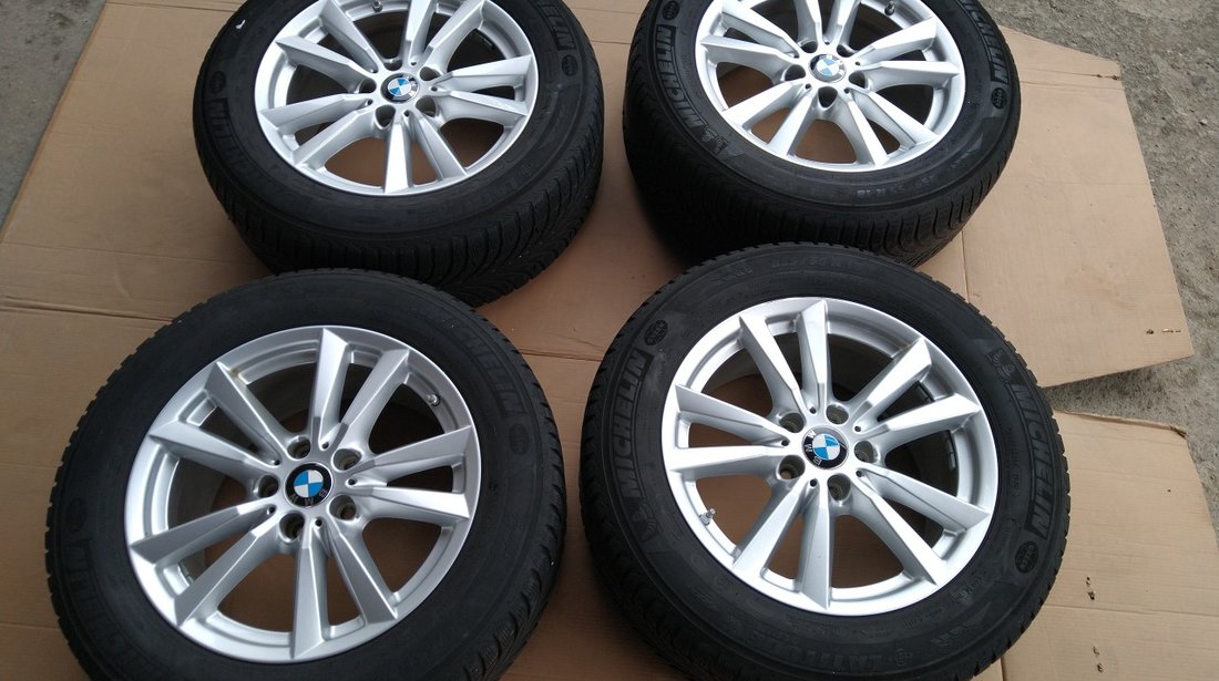 Jante 18 inch Originale BMW X5 F15 Style 446 cu anvelope de iarna  225 55 R18 - Impecabile Germany