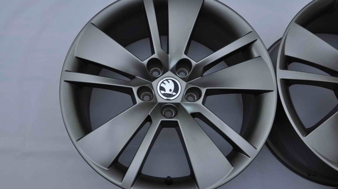 Jante 18" Originale Skoda Superb 3 3T Zenith 18 inch Gri Antracit