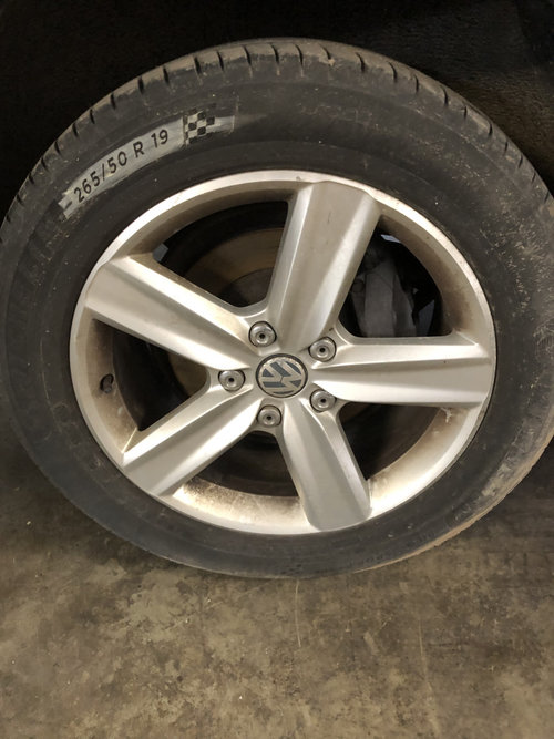 Jante 19 - 5 prezoane Volkswagen Touareg 3.0 Motorina 2010, 265/50R19
