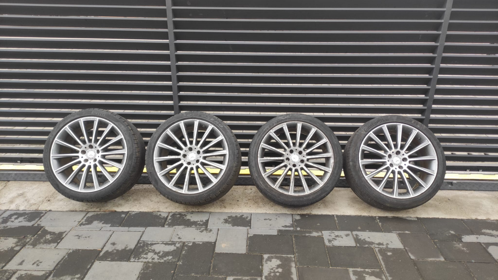 Jante 20 - 5 prezoane Mercedes-Benz S-Class (2014->) [W222] 3.0 Motorina 2019, 2 BUCATI SPATE 275/35/R20 / 2 BUCATI FATA 245/40/R20 / A2224010400 / A2224010500 / 8,5 J X20H2 / ET38 / 9,5J X20H2