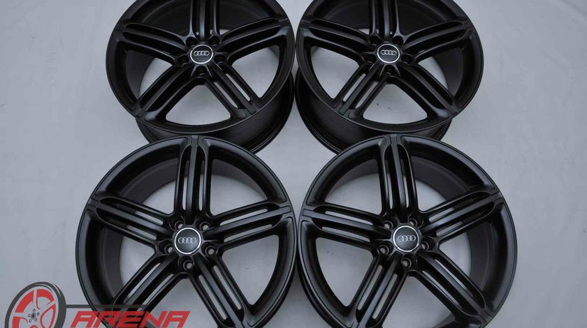 Jante 20 inch Originale Audi A7 S7 A8 S8 4H 4N R20 Segment Negru Mat