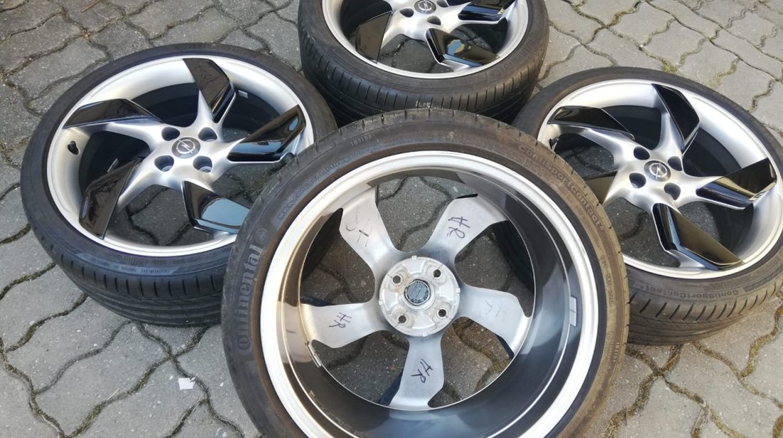 Jante 4x100 R18 orig.GM Opel Adam(Corsa,Astra,etc)/anvelope de vara 225 35 R18 Continental