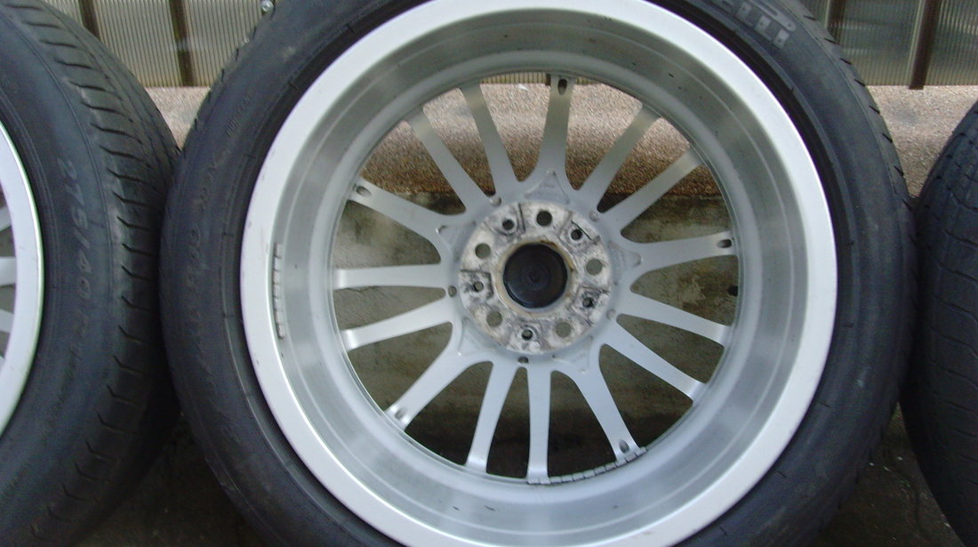 Jante 5x120 pe 19 origine BMW serie 7 F01,F02,F04,serie 5 GT F07,245/45 R19 fata si 275/40 R19 spate