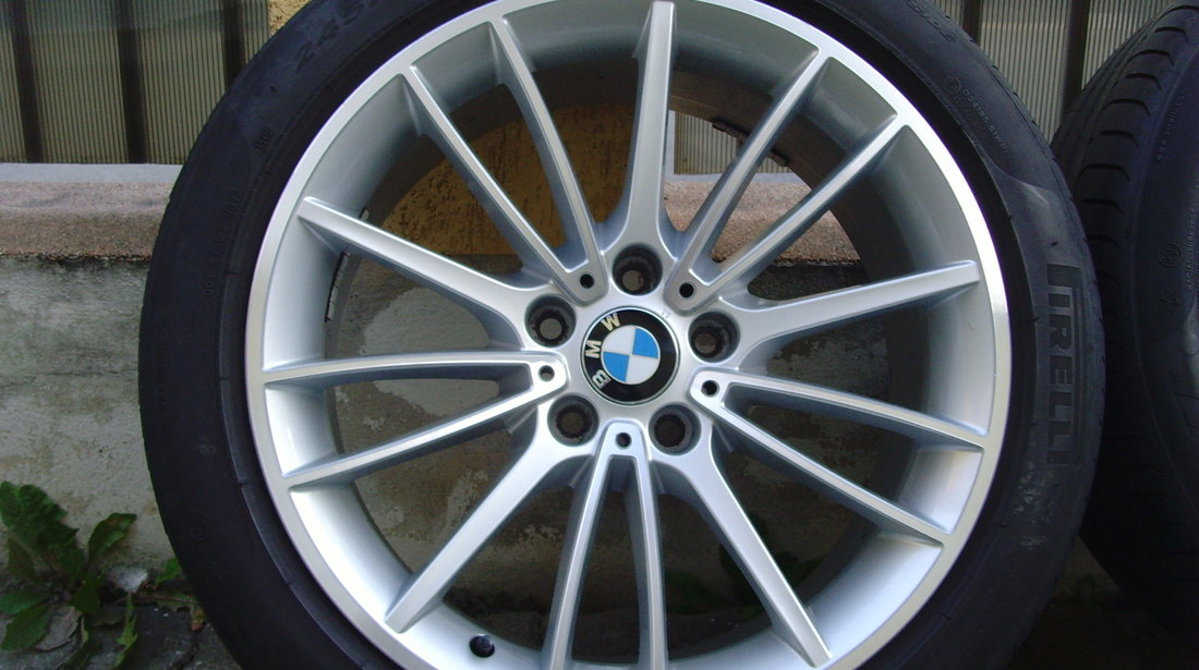 Jante 5x120 pe 19 origine BMW serie 7 F01,F02,F04,serie 5 GT F07,245/45 R19 fata si 275/40 R19 spate