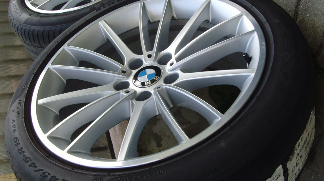 Jante 5x120 pe 19 origine BMW serie 7 F01,F02,F04,serie 5 GT F07,245/45 R19 fata si 275/40 R19 spate