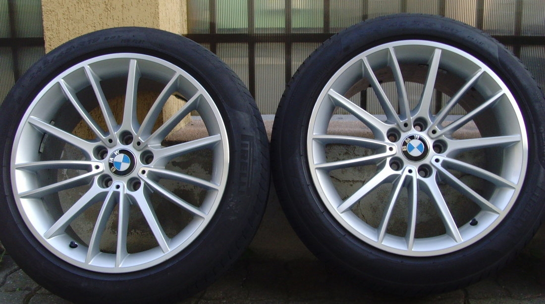 Jante 5x120 pe 19 origine BMW serie 7 F01,F02,F04,serie 5 GT F07,245/45 R19 fata si 275/40 R19 spate