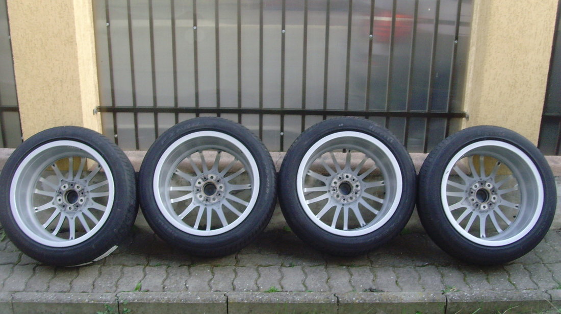 Jante 5x120 pe 19 origine BMW serie 7 F01,F02,F04,serie 5 GT F07,245/45 R19 fata si 275/40 R19 spate