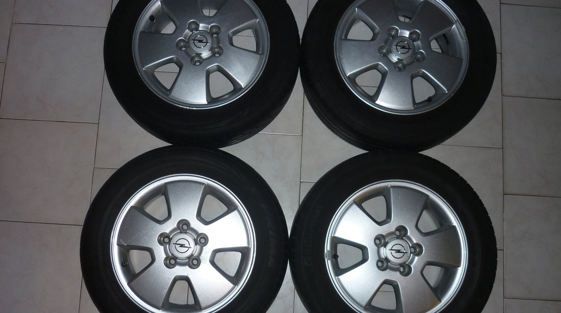 Jante Aliaj  15” 5x110 + Anvelope Vara 195  60 15 pt. Opel, Chevrolet, Etc