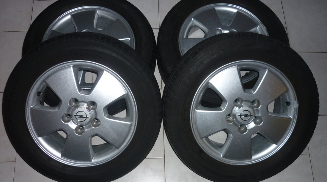 Jante Aliaj  15” 5x110 + Anvelope Vara 195  60 15 pt. Opel, Chevrolet, Etc