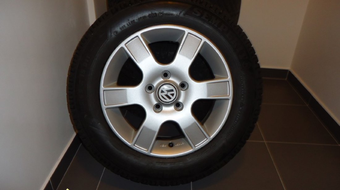 Jante aliaj 15 inch DOLOMIT pentru Volkswagen Anvelope Iarna Semperit