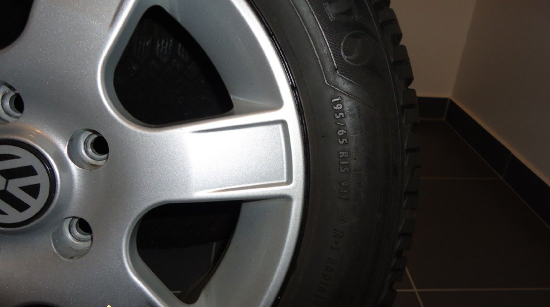 Jante aliaj 15 inch DOLOMIT pentru Volkswagen Anvelope Iarna Semperit