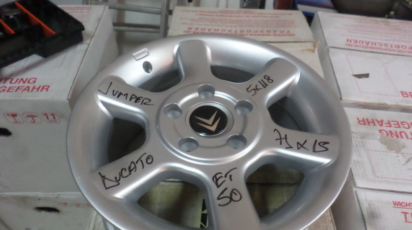 Jante aliaj 15 zoll Fiat Ducato Citroen Jumper Peugeot Boxer AUTORULOTA