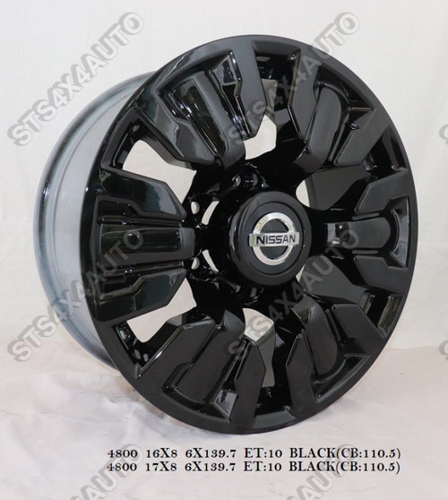 JANTE ALIAJ 16" 6.139.7 NISSAN PATROL NEGRE [2021 SUPER SAFARI LOOK]