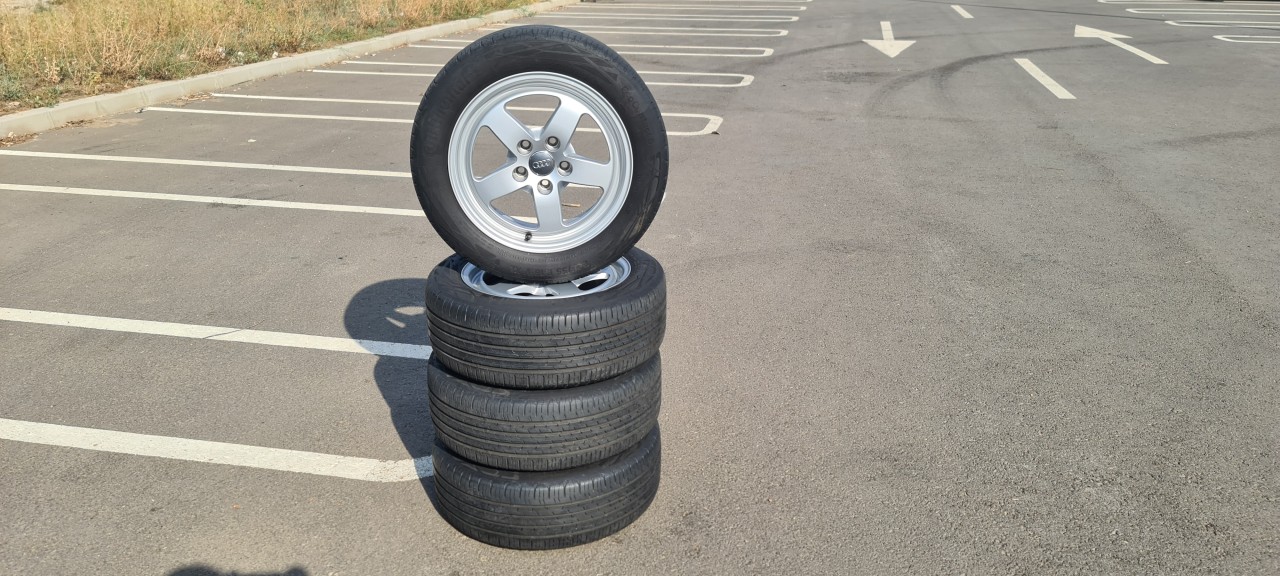 Jante aliaj 16" ultra usoare 6.1Kg 5x112 originale Audi,Vw,Seat,Skoda,Bmw Anvelope vara 205/55/16