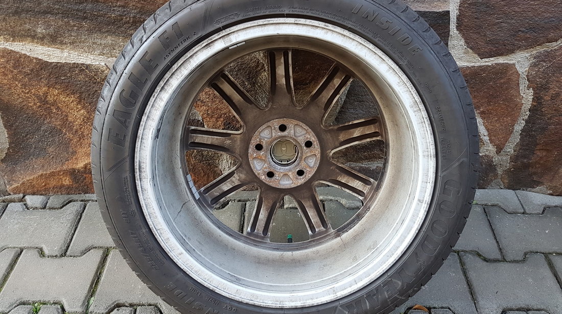 Jante aliaj 17" originale Audi S-Line cu anvelope de vara 225/45 R17