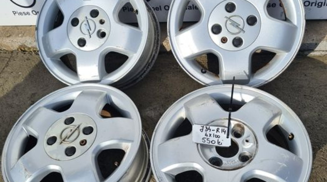 Jante aliaj 4x100 R14 ET49 Opel Corsa C Combo Tigra Astra G J34