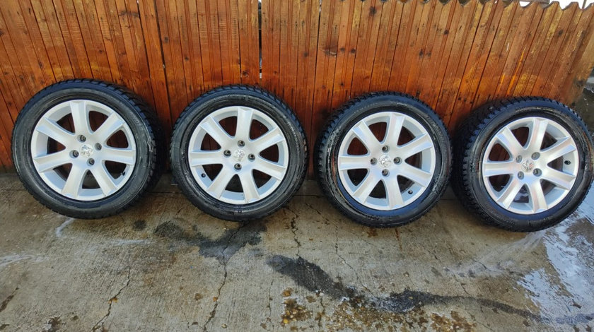 Jante aliaj 4x108 cu anvelope 205 / 55 R16 Dot 2020 Citroen Peugeot , Volvo , Ford ,Alfa Rome , Opel