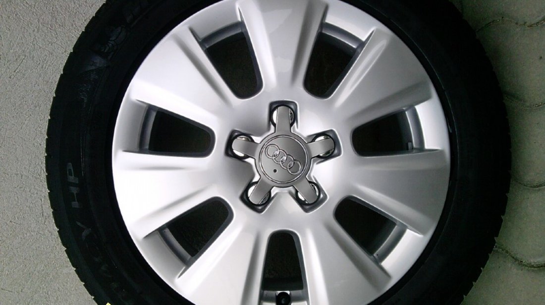 Jante aliaj 5x100 si 5x112 pe 16 si 17 originale Audi A1, A3, A4, A4B8 , A5, A6, A6 nou