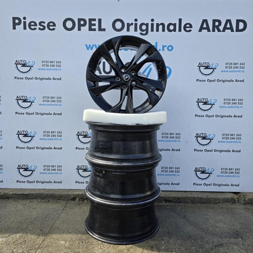 Jante aliaj 5X105 R17 negru lucios Opel Mokka X 2016-2019