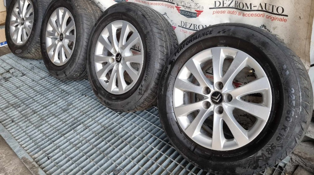 Jante aliaj 5x108 7Jx16CH cu anvelope (225/60/R16) 9687895880 CITROËN C4 II Picasso