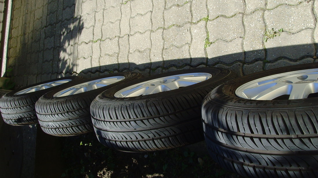 Jante aliaj 5x108 pe 15 originale Ford Focus 2,C-Max,TransitConect +anvelope vara ca noi 195/65 R15