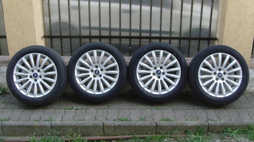 Jante aliaj 5x108 pe 17 orig.Ford Mondeo 2014,(Focus 2,Focus 3,C-Max,S-Max)/215/50R17 Dunlop 2016
