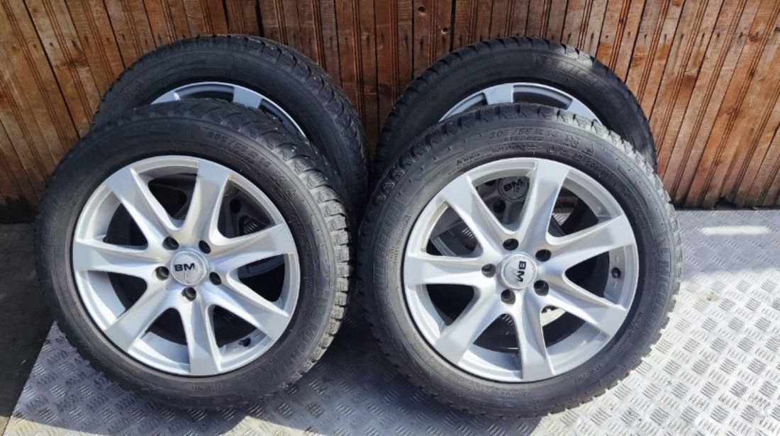 Jante aliaj 5x112 cu anvelope 205 / 55 R16 Audi , Skoda , Seat , Vw