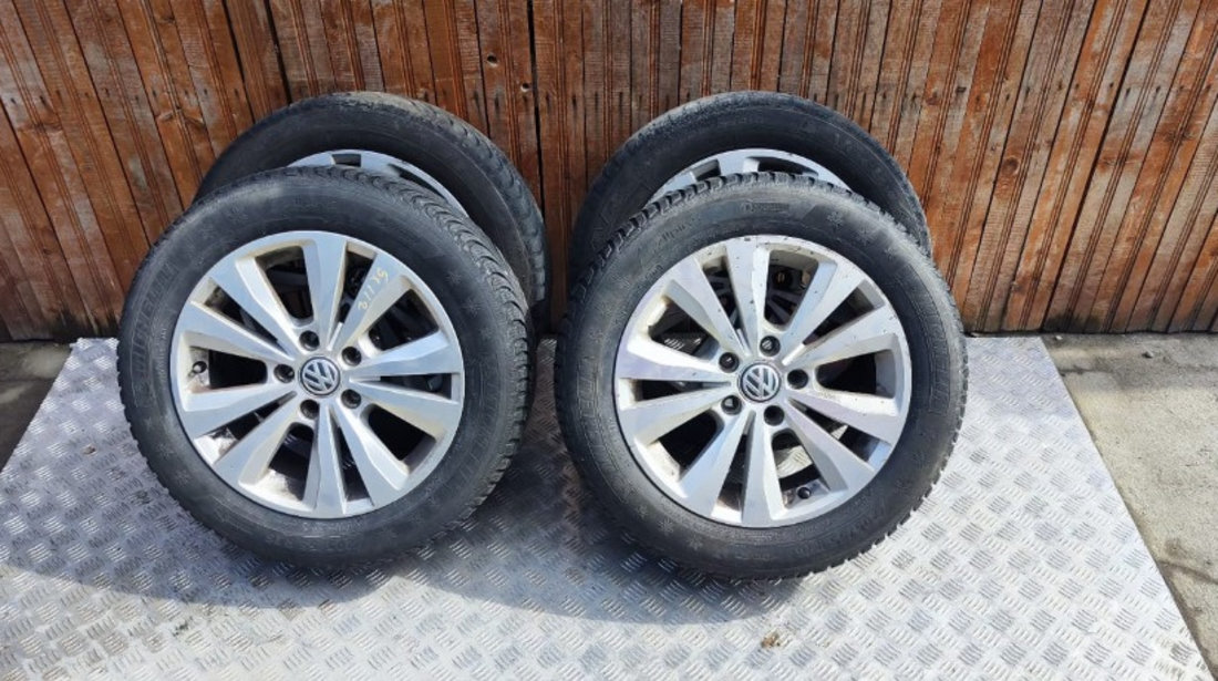 Jante aliaj 5x112 cu anvelope 205 / 55 R16 Audi , Skoda , Seat , Vw