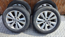 Jante aliaj 5x112 cu anvelope 205 / 55 R16 Audi , ...