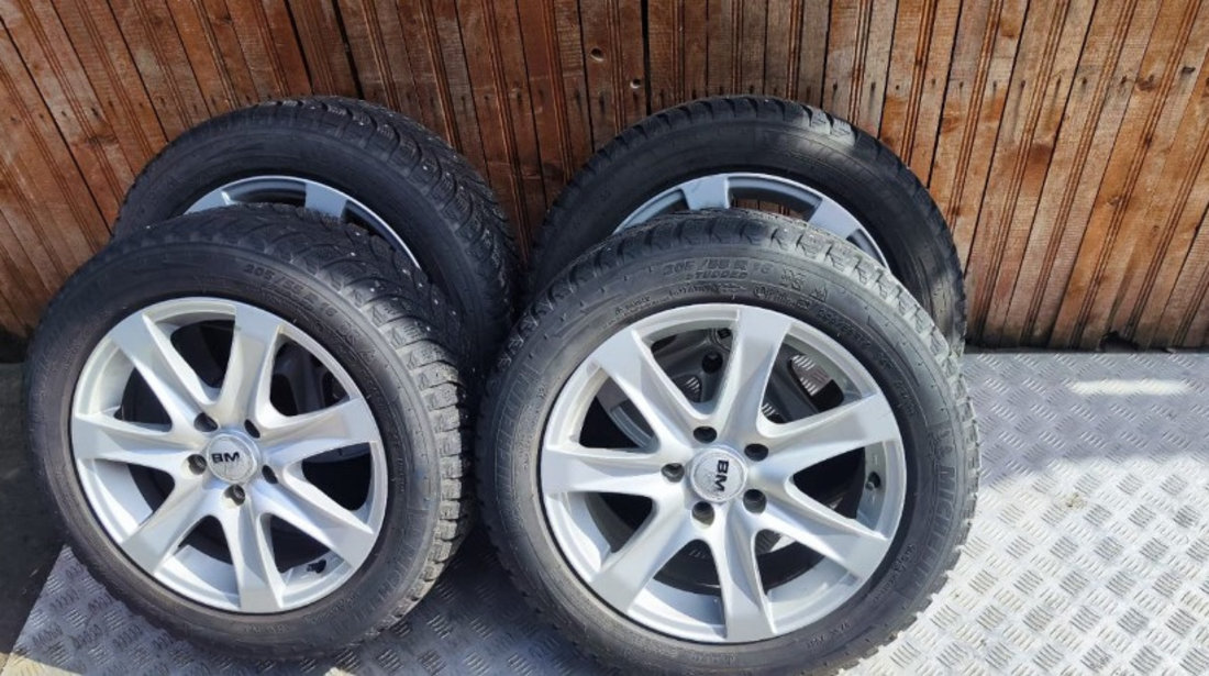 Jante aliaj 5x112 cu anvelope 205 / 55 R16 Audi , Skoda , Seat , Vw