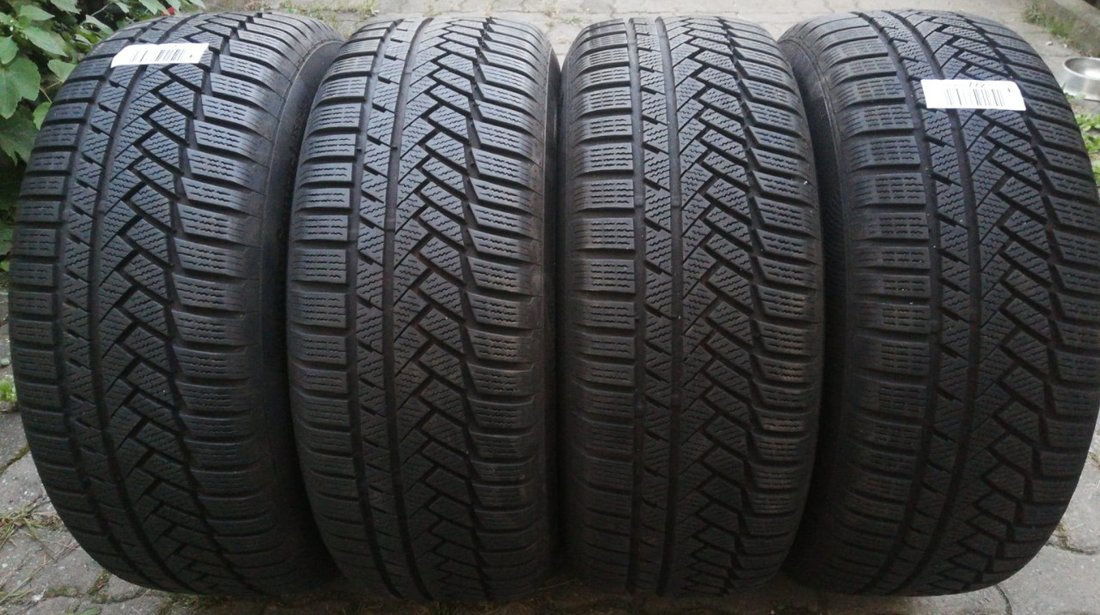 Jante aliaj 5x112 pe 16 originale Audi A4 B8 cu 225/55 R16 Continental de iarna ca noi